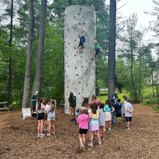 Outdoor wall climbing